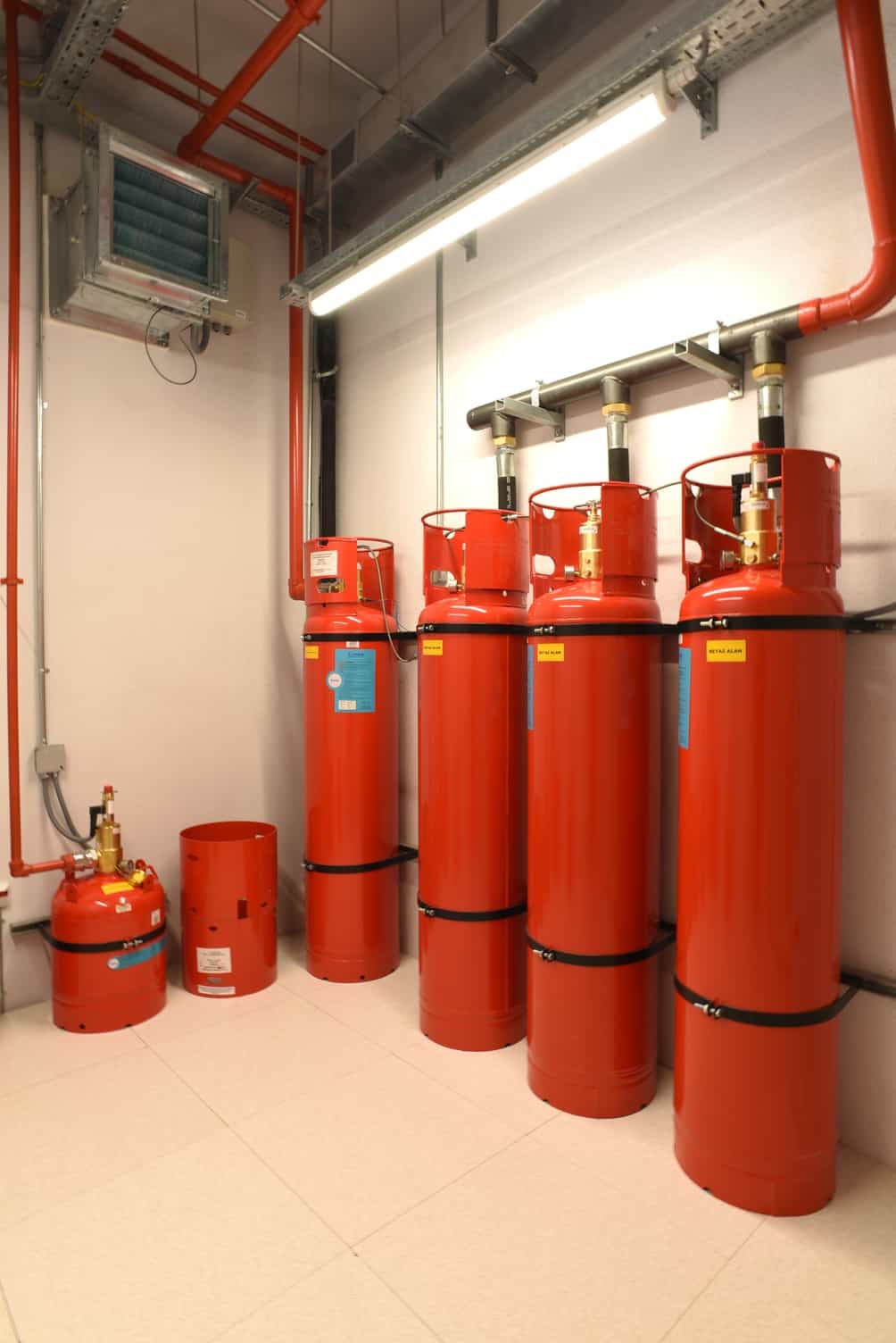 GOSB TOWER DATA CENTER (GOSB KULE) - Fire Extinguishing Tubes (NOVEC 1230)