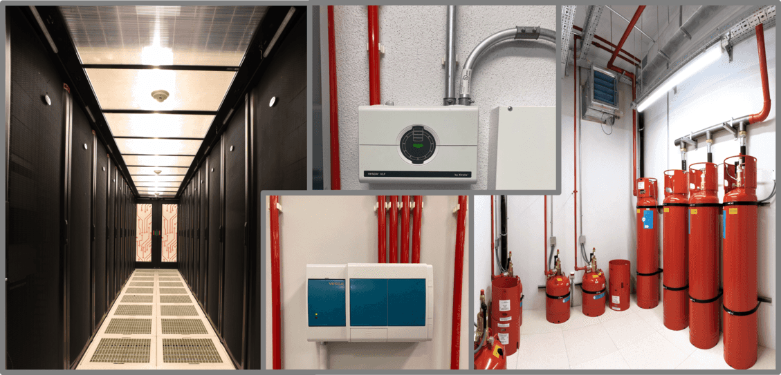 GOSB TOWER DATA CENTER (GOSB KULE) - Fire Extinguishing NOVEC Tubes & VESDA